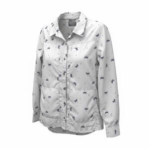 Simms Fishing Products Women’s Dragonfly Print Button Up Blouse L Outdoorsy